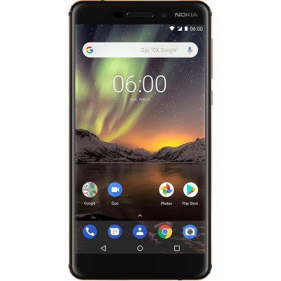 Nokia 6.1 Black-Copper (3 GB RAM 32 GB) Storage Refurbished