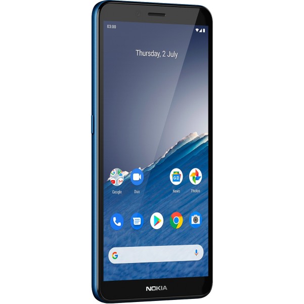 Nokia C3 (Nordic Blue, 2GB RAM, 16GB Storage) Refurbished 