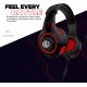 Nu Republic Dread EVO Wired Gaming Headset Black/Red