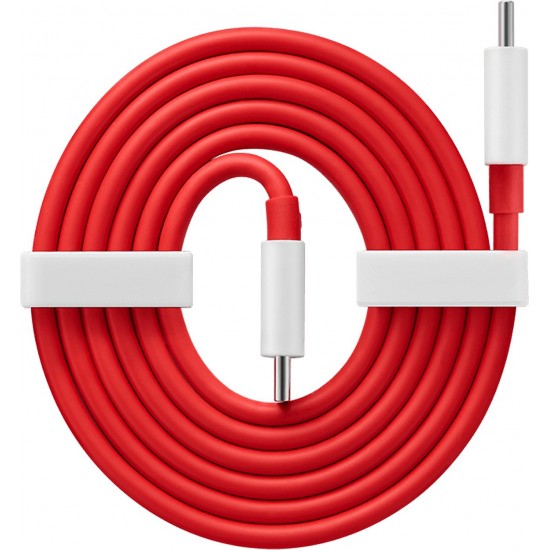  OnePlus C203A 1 m USB Type C Cable   (Compatible with Charging Adapter, Red)