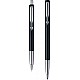 PARKER Vector Standard Roller Ball pen +Ball pen Black body with free Parker Key Chain Pen Gift Set   (Blue)