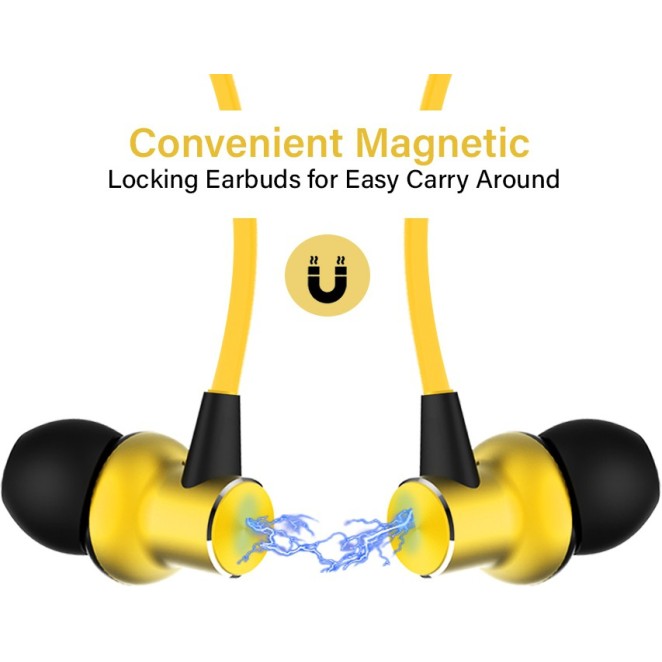 PTron Avento Classic Bluetooth Headset (Yellow, In the Ear) PTron Avento Classic Bluetooth Headset (Yellow, In the Ear)