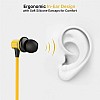 PTron Avento Classic Bluetooth Headset   (Yellow, In the Ear)