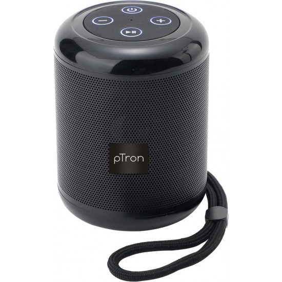 PTron Quinto Portable Mini with 6Hrs Playtime 5 W Bluetooth Speaker Black