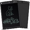 Portronics POR-1127 Ruffpad 12D Re-Writeable 30.48cm (12inch) LCD Writing Pad with Content Safety Button (Black)