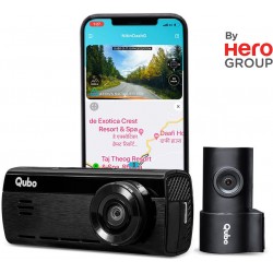  Qubo HCA04 Smart Dashcam Pro 4K DualCam with Wi-Fi GPS Front 4K Rear 1080P 1TB SDCard Vehicle Camera System