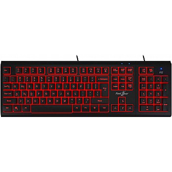 Redgear Dual Hammer 2 in 1 Keyboard with 3 LED Color Wired USB Gaming Keyboard Black