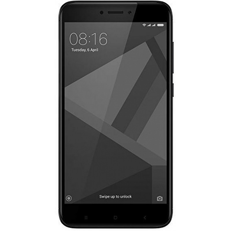 Redmi 4 Black, 64 GB, 4 GB RAM (Refurbished)