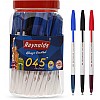 Reynolds 045 Carbure Pen Jar Ball Pen   (Pack of 50, Blue)