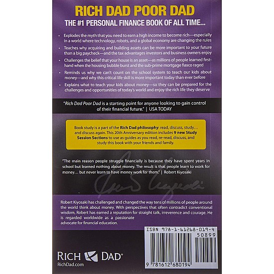 Rich Dad Poor Dad   (English, Paperback, Kiyosaki Robert T.)