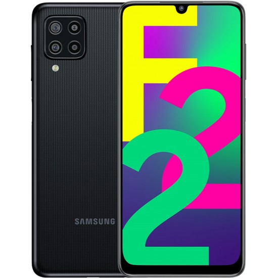 Samsung Galaxy F22 Black, 6GB RAM, 128GB Storage Refurbished