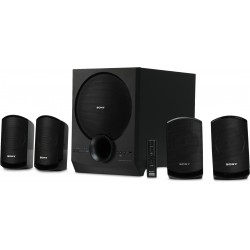 Sony SA-D40 C E12 4.1 Channel Multimedia Speaker System with Bluetooth (Black) Refurbished