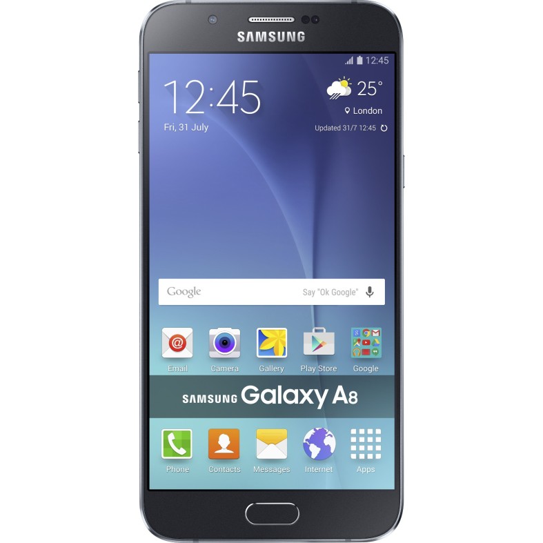 Samsung Galaxy A8 Black, 32 GB, 2 GB RAM Refurbished Samsung Galaxy A8 Black, 32 GB, 2 GB RAM Refurbished
