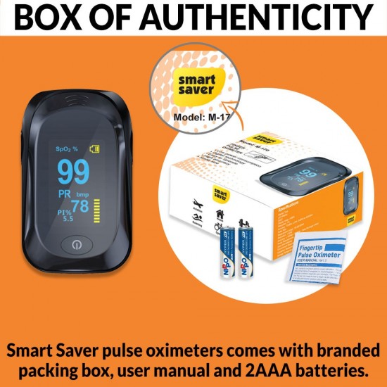 Smart Saver Fingertip Pulse Oximeter for Health Pulse Oximeter
