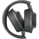 SONY H900N Digital Active noise cancellation enabled Bluetooth Headset  (Grayish Black, On the Ear)