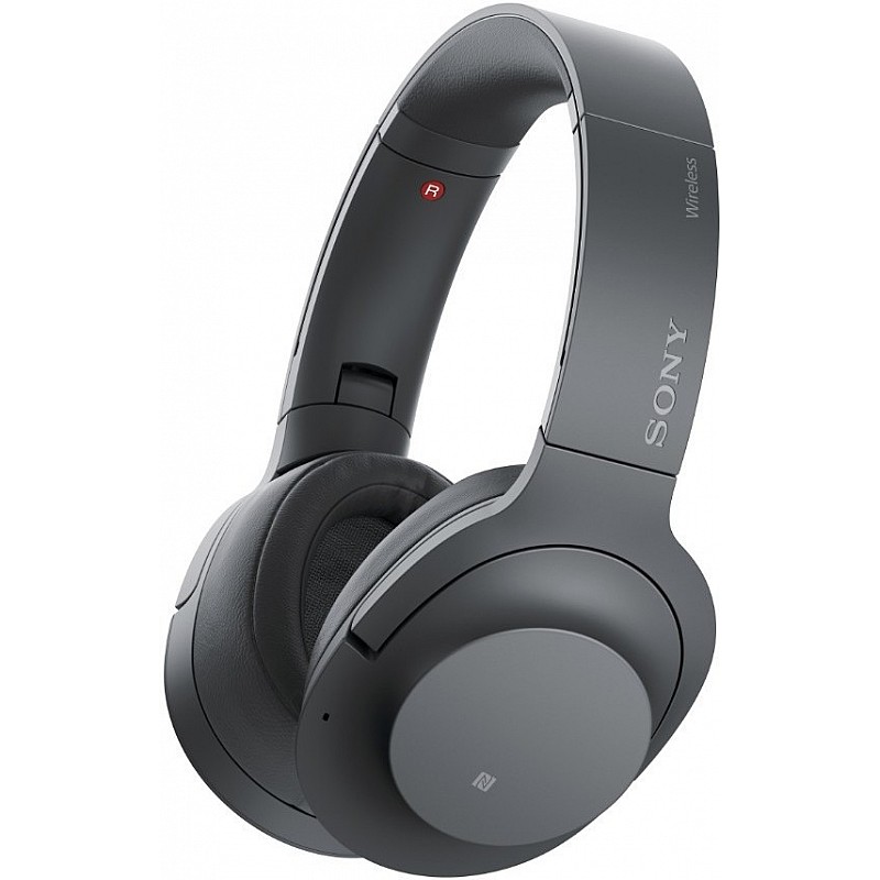 SONY H900N Digital Active noise cancellation enabled Bluetooth Headset  (Grayish Black, On the Ear)