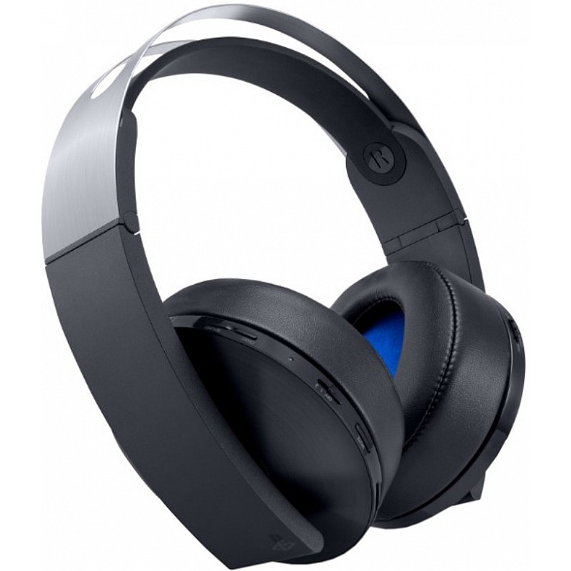 Sony Platinum Bluetooth Headset Gaming Headphone   (Black, Wireless over the head)