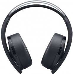 Sony Platinum Bluetooth Headset Gaming Headphone   (Black, Wireless over the head)