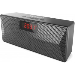 SoundBot SB1023 Bluetooth FM Radio Alarm Clock 8 W Bluetooth Speaker (Black, Mono Channel)