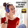 Anker Soundcore Life Q10 Bluetooth Wireless Over Ear Headphones With Mic And Foldable, Hi-Res Certified Sound Blue