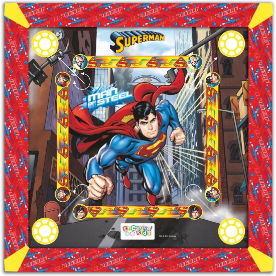  Superman Kids Carrom Board (17x17 inch) Carrom Board Board Game u