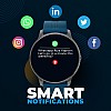 Syska SW200 Smartwatch Blue Strap