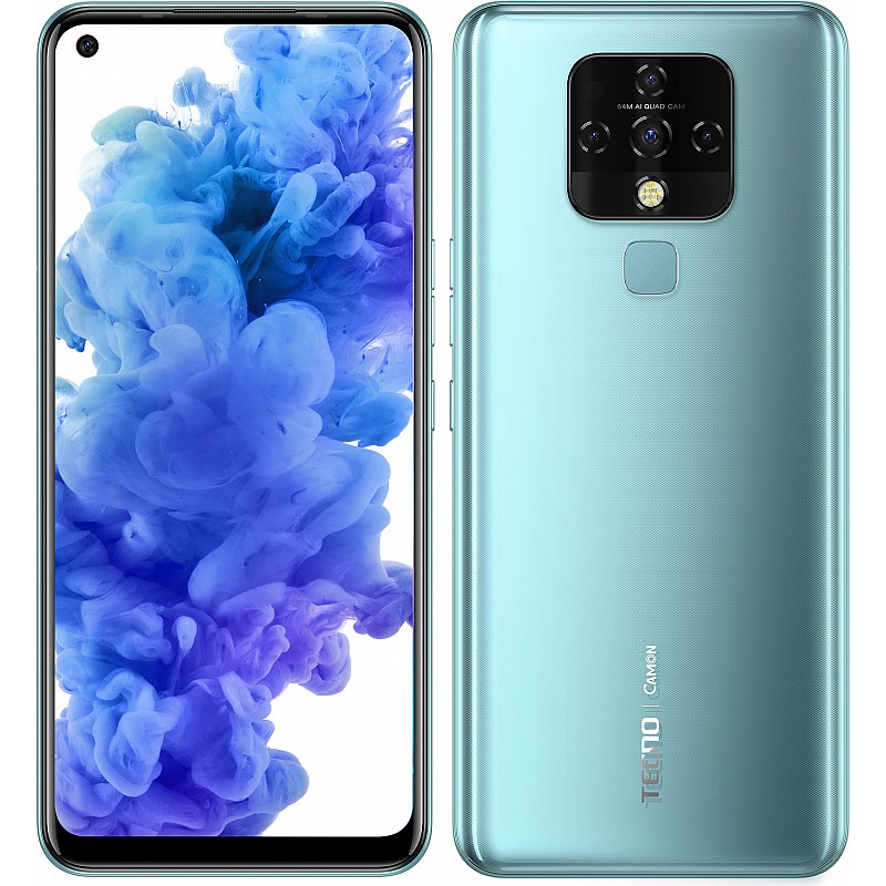 Tecno Camon 16 (Purist Blue, 64 GB)   (4 GB RAM) Refurbished 