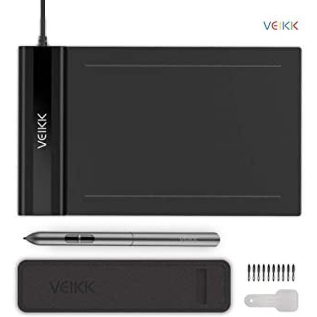 VEIKK S640 V2 6 x 4 inch Graphics Tablet Black VEIKK S640 V2 6 x 4 inch Graphics Tablet Black