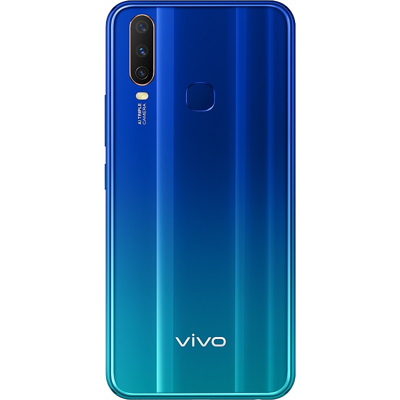 Vivo Y15 (Aqua Blue, 64 GB, 4 GB RAM) Refurbished 