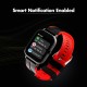 Wings Strive 100 with Real SPO2 1.4 inch Large Display Smartwatch Red