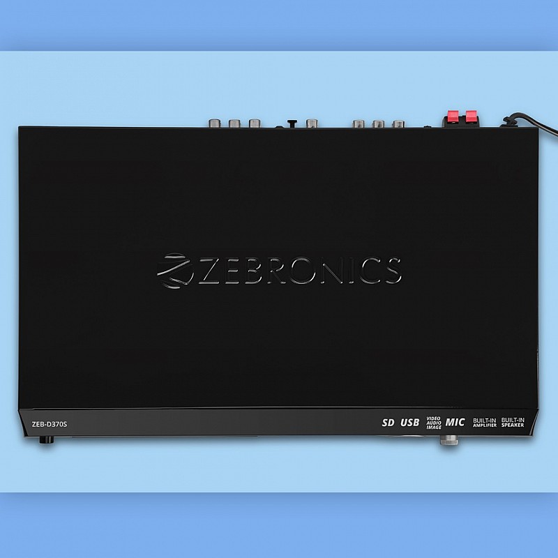 ZEBRONICS ZEB-D370S 0 inch DVD Player   (Black)