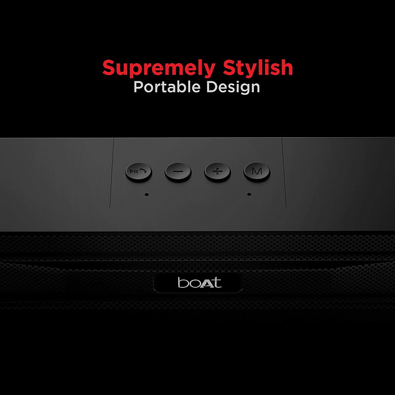 boAt Aavante Bar 500 Portable Soundbar 10 W Bluetooth Home Audio Speaker - Black