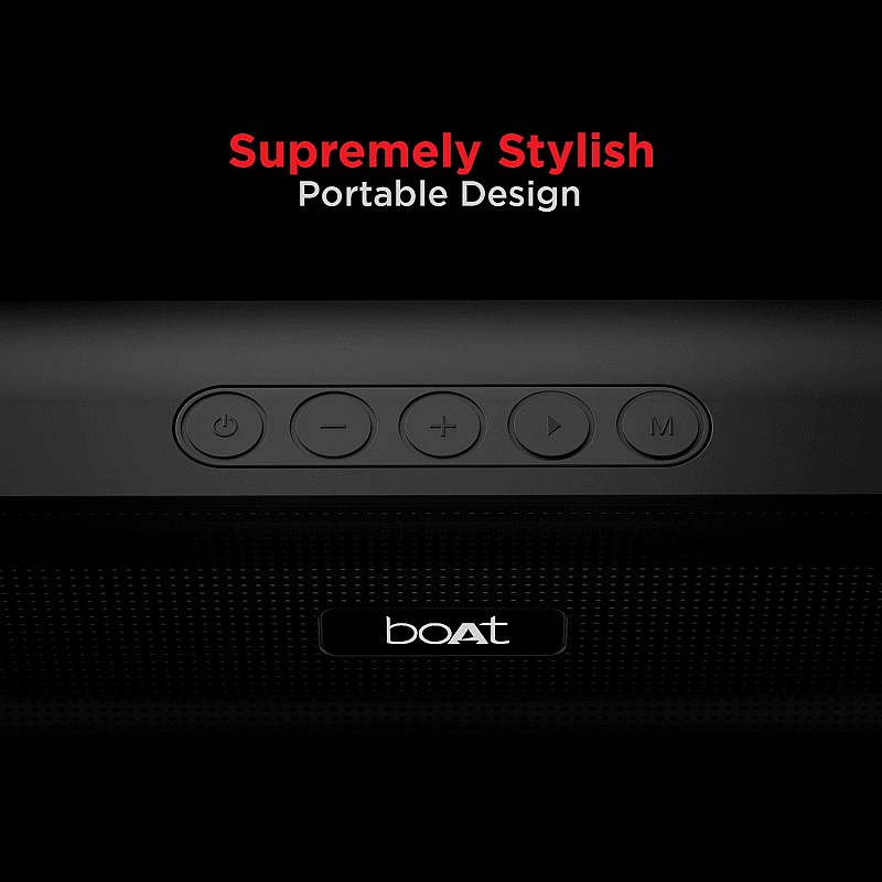 boAt Aavante Bar 550 Portable Soundbar 16 w Bluetooth Home Audio Speaker Black Mono Channel