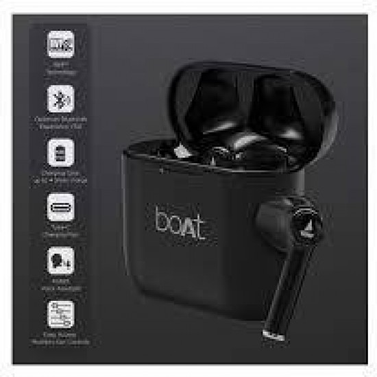 BoAt Airdopes 138 Bluetooth Truly Wireless in Ear Earbuds Active Black