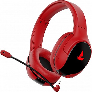 boAt Immortal IM1300 Bluetooth Gaming Headset Raging Red On the Ear