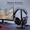 boAt Immortal IM400 Wired Gaming Headset Black Sabre On the Ear