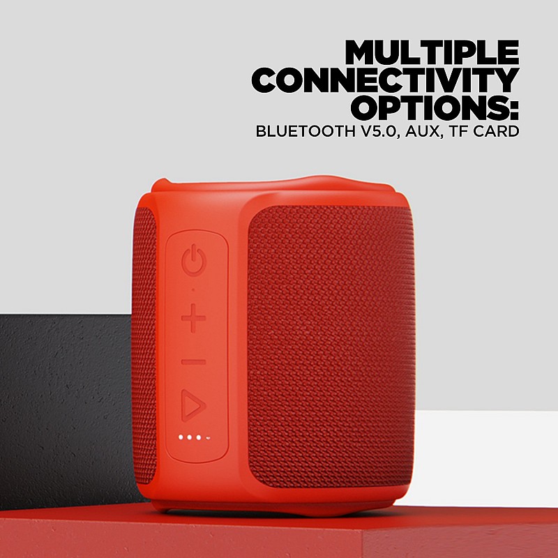 BoAt Stone 350 10W Bluetooth Speaker Red Mono Channel