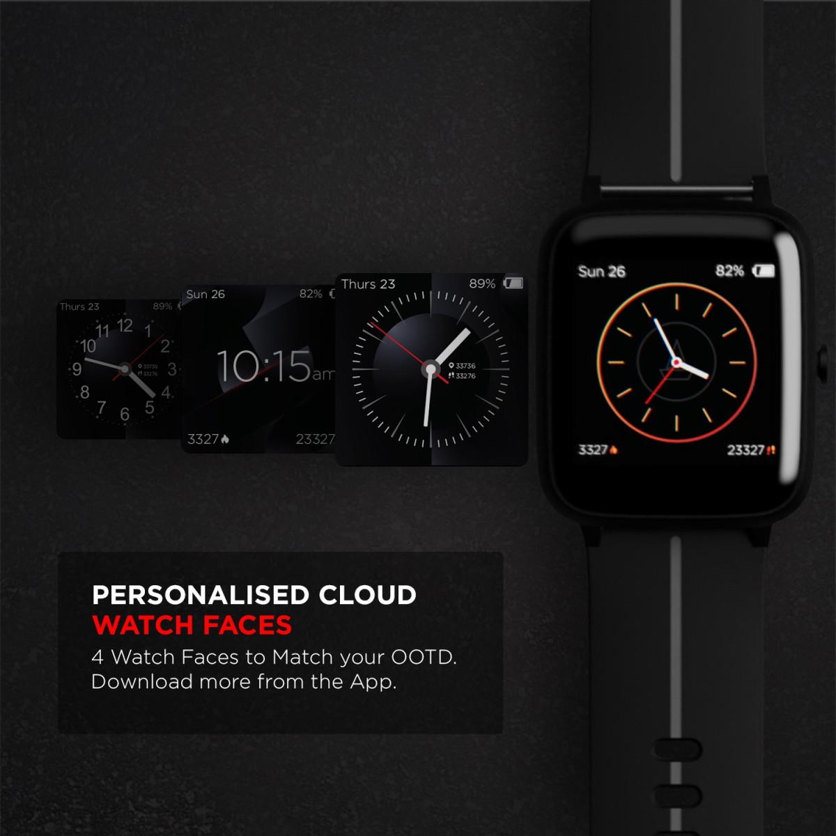 boAt Xplorer Smartwatch Black Strap