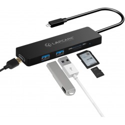 Lapcare Lap-C 5 in 1 extended Travel Docking Station (2*USB/HDMI/Card Reader)