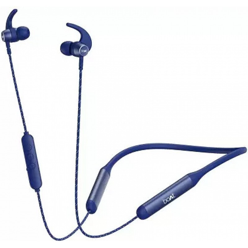 boAt Rockerz 333 Pro with 60 Hours Battery Bluetooth Headset  Navy Blue, In the Ear