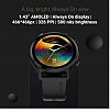 Noise Evolve 3 BT Calling with 1.43 inch AMOLED Always-On Display, Metallic Design Smartwatch  (Black Strap, Regular)