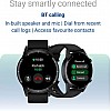 Noise ColorFit Core 2 Buzz Bluetooth Calling with 1.28 Round Display, AI Voice Assistant Smartwatch (Black Strap, Regular)