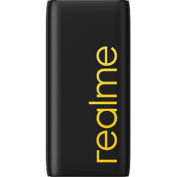 Realme 20000 mAh Power Bank 18W Quick Charge 2.0 Black Lithium Polymer