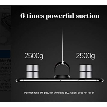 AIRTREE Smartphone Holder Finger Stand with Rechargeable USB Cigarette Lighter AIRTREE Smartphone Holder Finger Stand with Rechargeable USB Cigarette Lighter