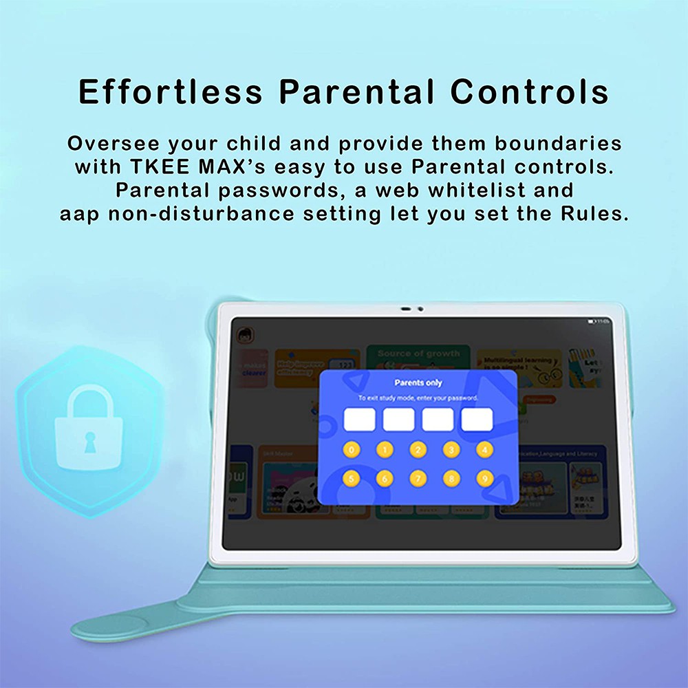 Alcatel TKEE MAX 2 GB RAM 32 GB ROM 10.1 inches with Wi-Fi Only Tablet (Mint Green)