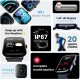  Boult Cosmic 1.69 inch Display, Complete Health Monitoring, Multiple Watch Faces, IP67 Smartwatch (Black Strap, Free Size)