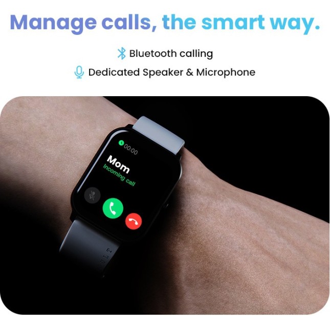Boult Drift BT Calling 1.69 HD Display, 140 Watchfaces 475Nits Brightness, IP68 Smart watch Grey Strap Free Size Boult Drift BT Calling 1.69 HD Display, 140 Watchfaces 475Nits Brightness, IP68 Smart watch Grey Strap Free Size