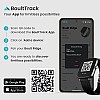  Boult Ridge BT Calling 1.8 HD Display Zinc Alloy Frame 140 Watch Faces Smartwatch Black Strap Free Size