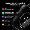  Boult Ridge BT Calling 1.8 HD Display Zinc Alloy Frame 140 Watch Faces Smartwatch Black Strap Free Size