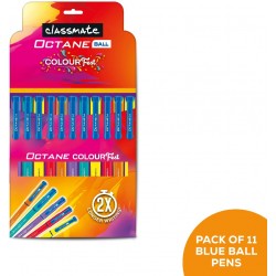  Classmate Colour Fest Series Ball Pen   (Pack of 11) ~